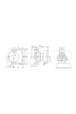 Grundfos Magna1 25-80 180 Frekans Konvertörlü Sirkülasyon Pompası