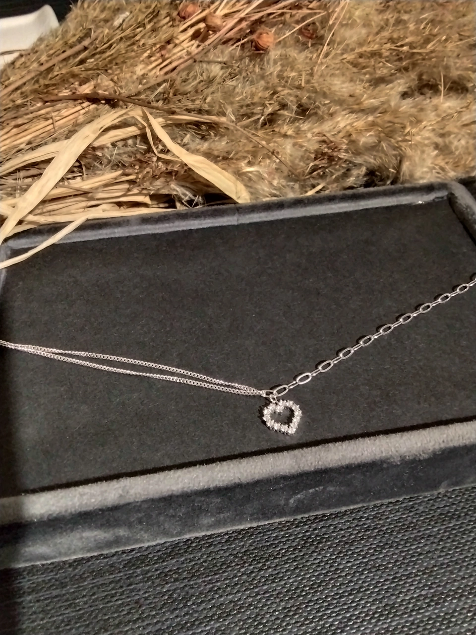 925 Ayar Gümüş Kalp Model Halhal- Gümüş Renk - Şık Tasarım Gümüş