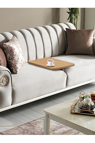 Lena Koltuk Sehpası - 40x30 - Atlantik Çam Atlantik Çam