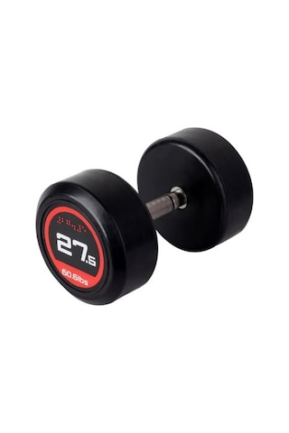 313 Spor 27.5 KG Kauçuk Kaplı Olimpik Dambıl - 1 Adet