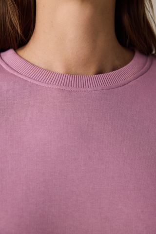 Penti Lila Bisiklet Yaka Oversize Spor Sweatshirt