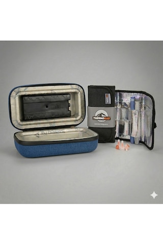 Thermobag Izotermik Soğutuculu Insülin Taşıma Çantası Mavi