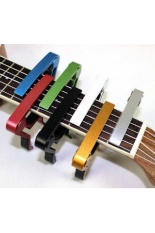 Nemesis Fc-71 Model Siyah Renk Metal Ukulele Kapo Kelepçe