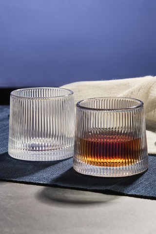 Mose Luster 2'li Kristal Viski Kokteyl Meşrubat Bardağı Japon Style 160ml