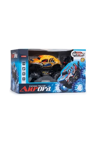 1:18 Uzaktan Kumandalı Canavar Kamyon 4x4 Işıklı Off-road Araba - Full Fonksiyon 2.4 Ghz Çok Renkli