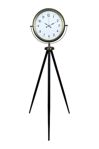 Klasik Eskitme Tripod Ayaklı Saat Çok Renkli