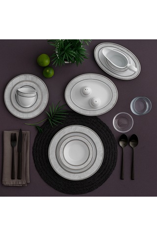 Güral Fodis Güral Porselen 84 Parça Yemek Takımı 01 Açık