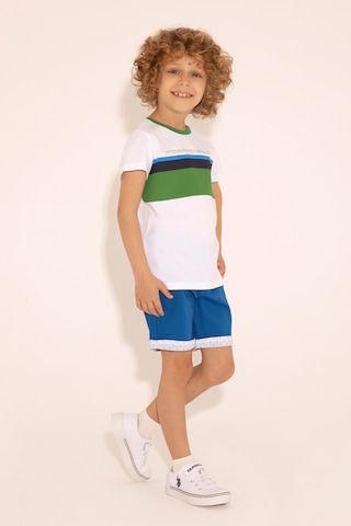 U.s. Polo Assn. Erkek Çocuk Saks Şort / Bermuda 50282972-vr045 Mavi