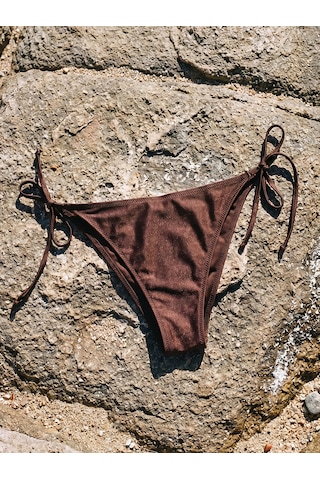 Lcw Dream Gri Brazilian Parlak Görünümlü Kadın Bikini Alt