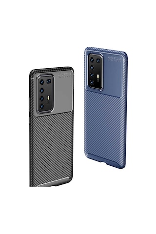 Huawei P40 Pro Kilif Karbon Silikon Case 433856358