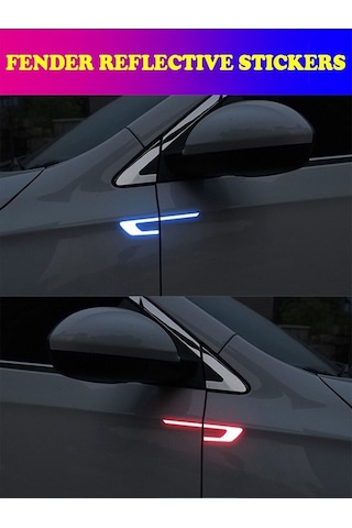 Oto Sticker Reflektörlü Yan Kapı Yapıştırma Oto Aksesuar