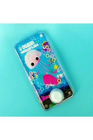 Pink Transparent Ocean World For Kids Water Ring Game Water Ring Okyanus Dünyası Sulu Halka Oyunu