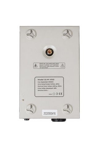 Powermaster Slım-1000 Otomatik 1000 Watt Voltaj Kombi Regülatörü Beyaz