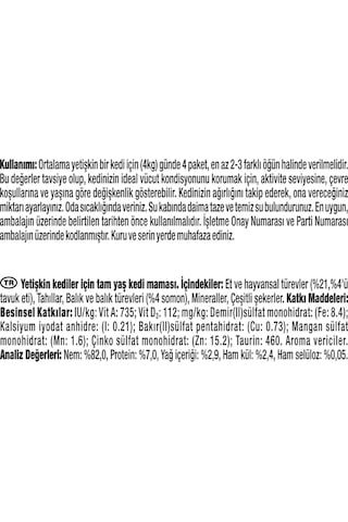 Gold Somon Ve Tavuklu Konserve Yetişkin Kedi Maması 24 X 85 G