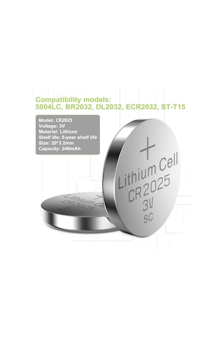 I-Gen CR2025 Pil 5'li Paket Lityum Düğme Pil 3V 2025