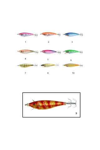 Captain 3010 Kalamar Zokası 7cm Flash Filinta Squid