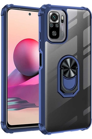 Xiaomi Redmi Note 10S Kılıf Zore Mola Kenar Köşe Kısımları Renkli