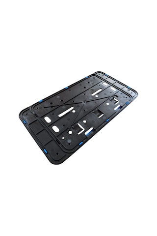 Çerçeveli Dikdörtgen Plakalık Plaka Altlığı Mavi 26x17cm 1 Adet