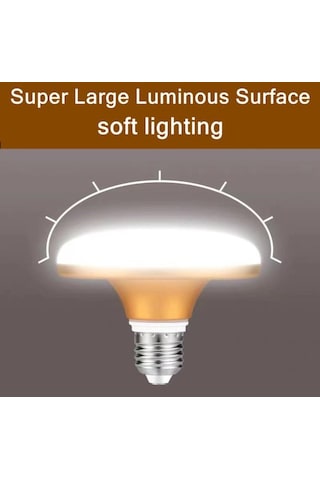 Beyaz  Ampul E27  Lamba Süper Parlak 12w 15w 20w 30w 45w 65w Ufo 220v  Masa Lambaları12w