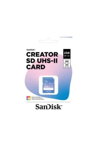 SanDisk Creator SDSDXEP-256G-GNCIS 256 GB UHS-II SDXC UHD V60 Hafıza Kartı
