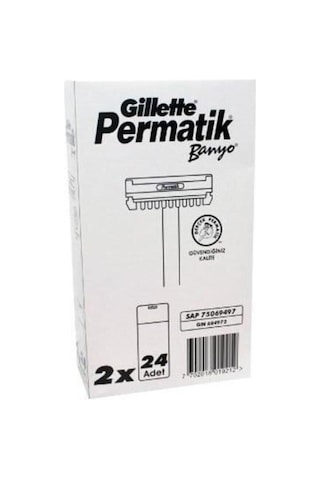 Gillette Permatik Banyo Kartela 48'li Gillette Permatik Banyo Kartela 48'li