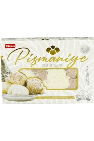Elvan Pişmaniye Sade ve Kakao 240 Gr. (1 Paket)