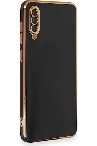 Mey İthalat Samsung Uyumlu Galaxy A50 Kılıf Volet Silikon - Siyah