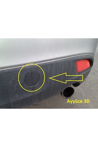 Ayyüce 3d, Mazda 3 Skyactiv 14-16 Arka Tampon Çeki Demiri Kapağı,