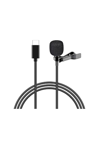 Reedark Mini Usb-c Mikrofon - Gürültü Önleyici, Kablolu, Kıyafet Klipsli, Yüksek Kalite 112 Karakter