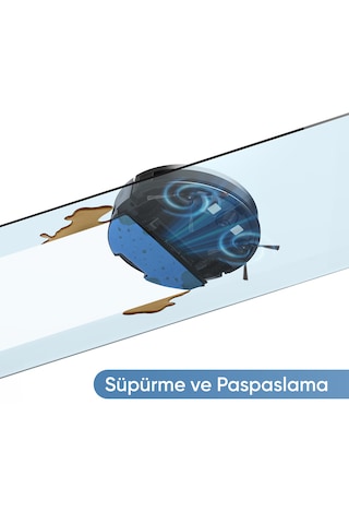 Şımart Katya Z Akıllı Robot Süpürge Mop Özellikli