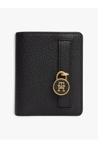 Tommy Hilfiger Amerıcan Icon Bıfold Wallet Kadın Siyah Cüzdan - Aw0aw18943