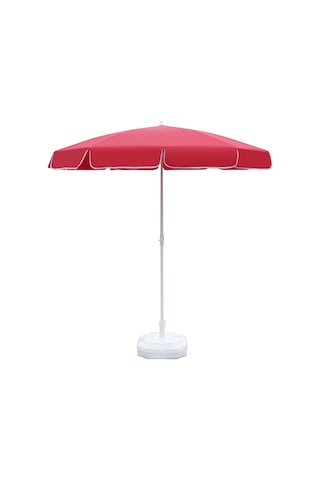 Ods Plaj Şemsiyesi 200/8 Bidonlu - Kırmızı Kırmızı