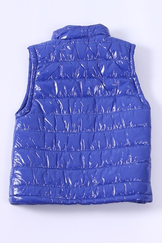 Erkek Çocuk Şişme Yelek Düz Renk Fermuar Cepli E16 Hcm00324 Mavi