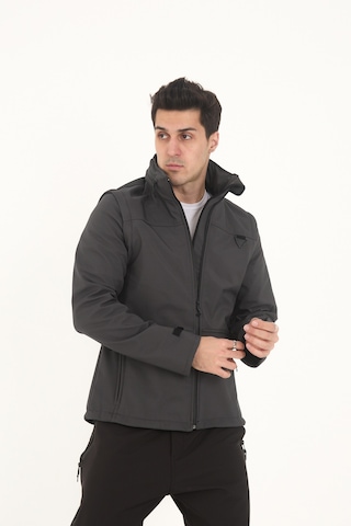 Camp Scoutland Camp460 Outdoor Tactical Softshell Su & Rüzgara Dayanıklı Erkek Taktik Yelek & Mont Antrasit