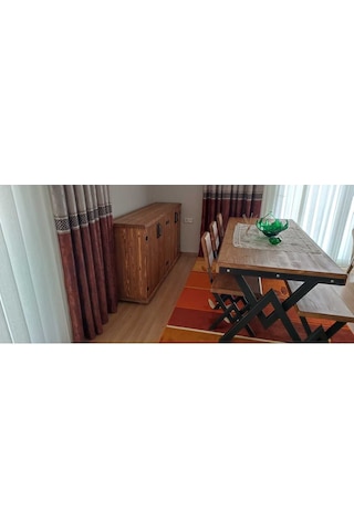 Deryawood Ahşap Yemek Masası-80-200