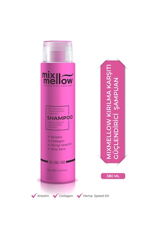 Mixmellow Kırılma Karşıtı Güçlendirici Şampuan 380ml