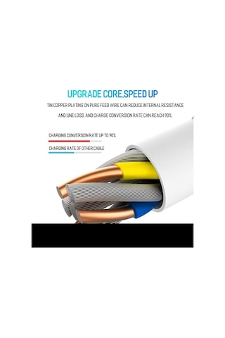 Lexroo Type-c Pd Kablo 100 Cm Şarj Ve Data Kablosu 60w 3.4 Amper Hızlı Şarj Kablosu Usb C To Usb C Standart