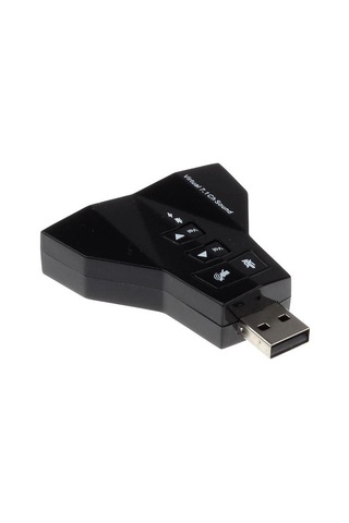 7.1 7 Kanal Mikrofon Destekli Çift Girişli Çevirici Harici Usb Ses Kartı