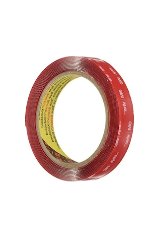 Çift Taraflı Yapışkan Bant, 19 Mm X 3 M Boyutuyla Şeffaf Ve Görünmez 0,13mm X 48mm X 25mt