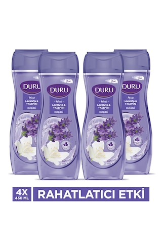 Duru Moods Lavanta Yasemin Duş Jeli 4 x 450 ML
