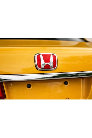 Honda Cıvıc 1992-1995 Eg Kasa Uyumlu Oem Kırmızı Arka Bagaj Logo Amblem