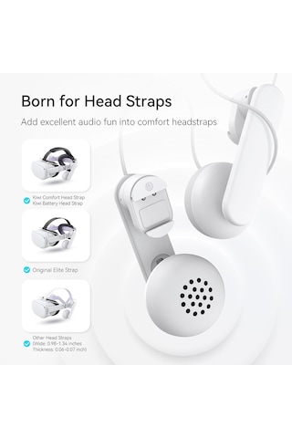 Kıwı Design Yumuşak Klipsli Kulaklık Aksesuarları - Quest 2 İle Uyumlu
