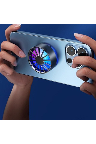 Konesam Al06 Akıllı Telefon Ve Tablet Soğutucu - Manyetik Sogutma, Hızlı Isı Alma, Düşük Gürültü - Siyah