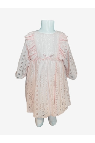 Flexi Kız Bebek Elbise-485 Pembe