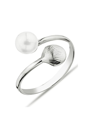 Argentum Concept - Mayorka Incili Gümüş Istiridye Yüzük - Y015101