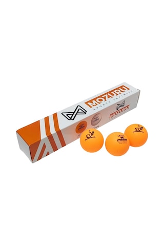 Premium Eğlence Raket Oyunu Mozuru Mzr006-org Ittf Onaylı Turuncu Pinpon Topu 6'lı