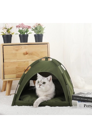 Tineke Kedi Kamp Çadırı Kedi Evi Derin Uyku & Serin Yazlık Evi Small