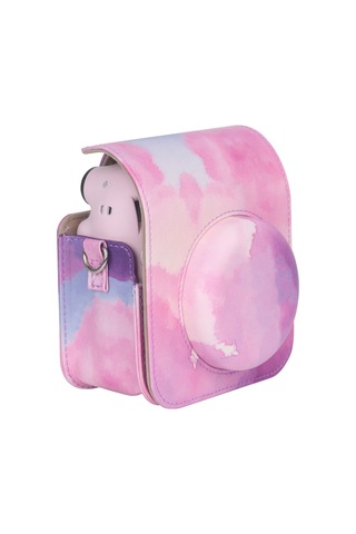 Instax Mini 12 Makine Uyumlu Renkli Deri Kılıf