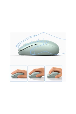 Ugreen 2400dpı 2.4ghz Wireless Kablosuz Sessiz Mouse Yeşil, 90672 Diğer