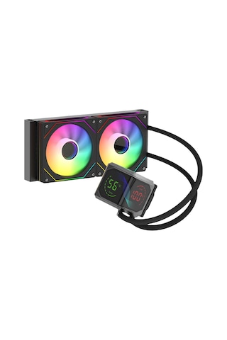Gamebooster Sıght Pro 240b Argb Curved Ekran 240mm Siyah İşlemci Sıvı Soğutucu Gb-lcs-sp240b